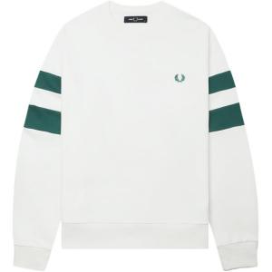 Хлопковый свитшот с вышитым логотипом FRED PERRY, белый
