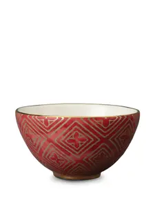 Набор Fortuny Jupon из четырех глубоких тарелок L'Objet, красный