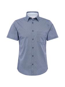 Рубашка на пуговицах классического кроя s.Oliver, цвет marine blue/Aqua