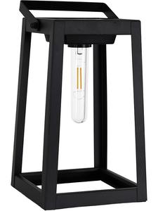 Näve Декоративный светодиодный светильник на солнечных батареях, черный - (Ш)15 x (В)31 x (Г)15 см
