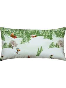 Наволочка из высококачественной фланели зеленого цвета Erwin Müller, 80 x 80 см