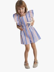 Детский комбинезон Chara из хлопка в полоску The New Society, Powder Blue