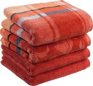 Полотенце Erwin Müller 4er-Pack 117439, 50x1x100 см цвет terra