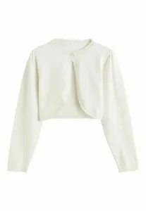 Кардиган-Накидка прямого кроя для особых случаев Next, Ecru