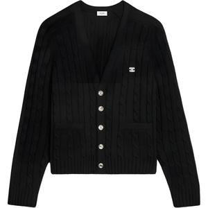 CELINE Кашемировый свитер мужской черный