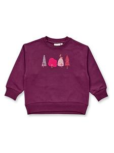 Sense Organics Свитшот «Дари» баклажанового цвета