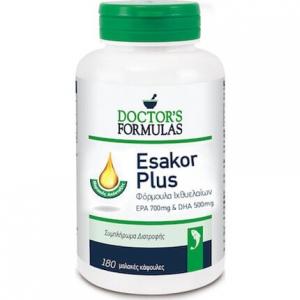 Esakor Plus Fish Oil Formula - 180 мягких капсул Doctor's Formulas