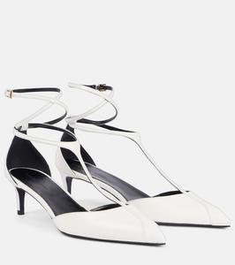 Туфли-лодочки Mia 45 из кожи Khaite, Optic White