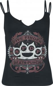 Топ Five Finger Death Punch 5FDP, черный