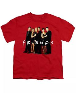 Футболка с коротким рукавом для мальчиков Cast In Black Friends, красный