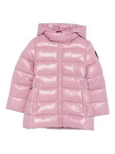 Стёганое пальто с капюшоном Save The Duck Kids, розовый