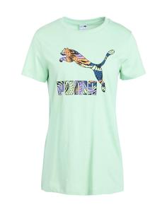 Футболка с логотипом CLASSICS Puma, светло-зелёный