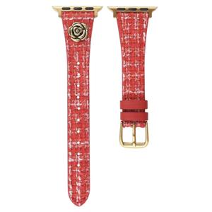 CHENSONG Часы Strap Apple Compatibility Woolen Strap Material 49mm, Red