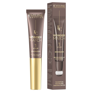 Ультра-кремовый бронзер для лица 01, 14 мл Eveline Cosmetics Wonder match, цвет 01