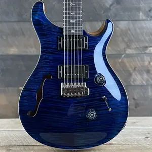 PRS Wood Library Custom 24 Semi-Hollow Flame Maple 10 Top - Синий Кит 386423