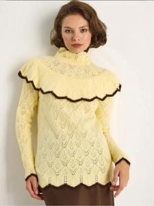 Bianco Lucci Свитер в желтом цвете