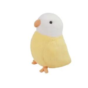 Плюшевая кукла попугай в четырех цветах, высота 30 см Tak Bebe, желтый