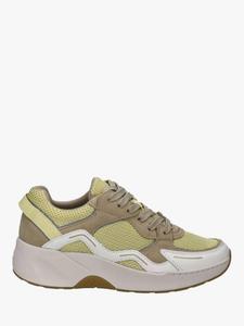 Кроссовки на шнуровке из смесовой кожи lissi 13 Josef Seibel, цвет Yellow/Multi