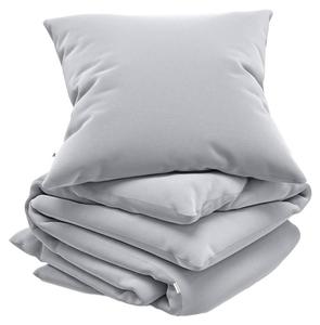 Постельное белье Wolkenfeld Emilia (3er Set), светло-серый - 200 х 200 см