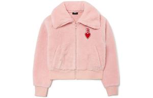 Укороченное пальто женское розовый Mlb, розовый