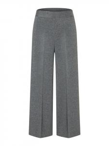 More & More Укороченные широкие брюки на резинке, в тонкую полоску, меланжевая расцветка