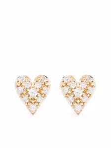 Серьги-гвоздики из желтого золота с бриллиантами Mizuki, золотой