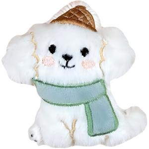 Милые пищащие шарф щенки плюшевые куклы высота 7,5 см/8 см ROUERXIONG