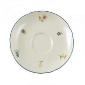 Мари-Луиза Блюдце мокко с россыпью цветов 12 см Seltmann Weiden, красочный