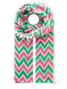 Шарф Zwillingsherz, цвет pink/grün - (l)190 x (b)75 cm