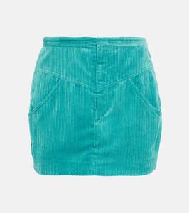 Мини-юбка из вельвета Melva Isabel Marant, Aqua
