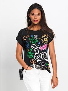 Рубашка с короткими рукавами с черно-белым принтом WITT WEIDEN