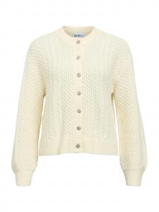 OBJECT Кардиган 'OBJDEBBIE' вязаный бежевый