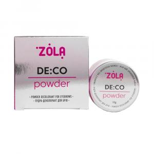 ZOLA, Пудра-обесцвечиватель бровей DE:CO Powder, 10 г