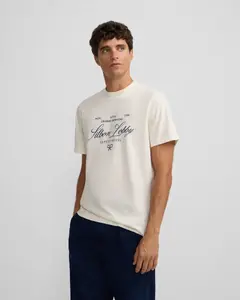 Мужская футболка маленького кремового отеля Silbon, кремовый