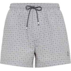 Шорты для плавания с принтом Brunello Cucinelli, серый