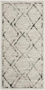 Ковер SAFAVIEH, 61 x 122 см, Skyler Collection Ivory/Grey SKY197H Boho Diamond Non-Shedding для гостиной и спальни