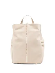 Рюкзак с логотипом и цветком ромашки Alexander Smith, бежевый