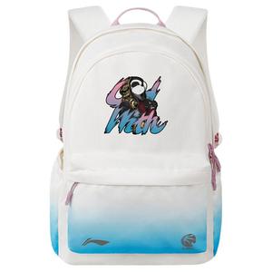 LINING Полиэстеровый рюкзак унисекс синий белый, Blue