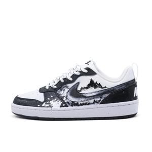 Детские скейтерские кроссовки Court Borough для младших школьников Nike, черный/белый