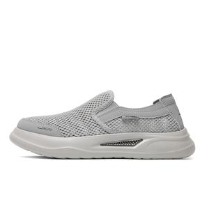 Jeep Серые мужские повседневные низкие кроссовки с амортизацией, износостойкие и дышащие, цвет Gray