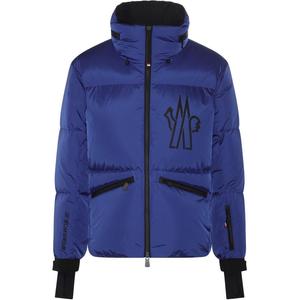 Moncler Grenoble Курка для катания на лыжах с логотипом, Blue