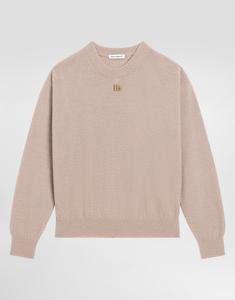 Джемпер из гладкой вязки Dolce&Gabbana, розовый