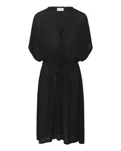 Kaffe Платье 'Daisy Amber Tie' в черном цвете