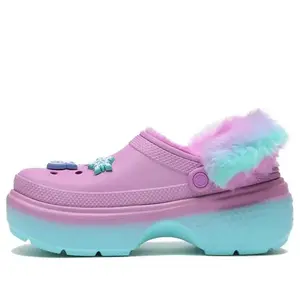 Сандалии x aespa clogs 'lilac blue' Crocs, синий