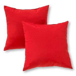 Greendale Home Fashions, 2 шт. Квадратные декоративные подушки для улицы, цвет Salsa