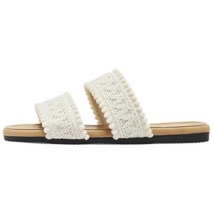 AGSDON Женские слайдеры бежево-черно-желтые желтые, цвет Yellow