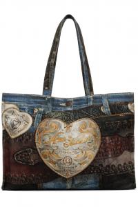 Acne Studios Синяя сумка-тоут с логотипом