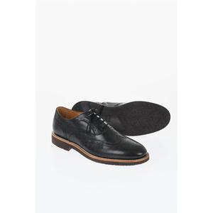 Кожаные туфли-оксфорды Full Brogues Corneliani, черный