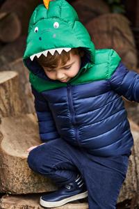 Пуховик с фигурой Jojo Maman Bébé, синий