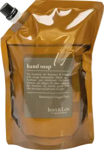 Жидкое мыло розмарин  имбирь розмарин и amp Имбирь сменная упаковка 0,5 л Jean&Len